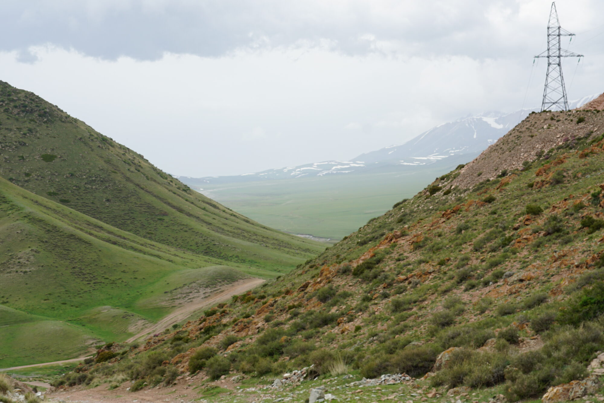Rolling hills in Kazakhstan