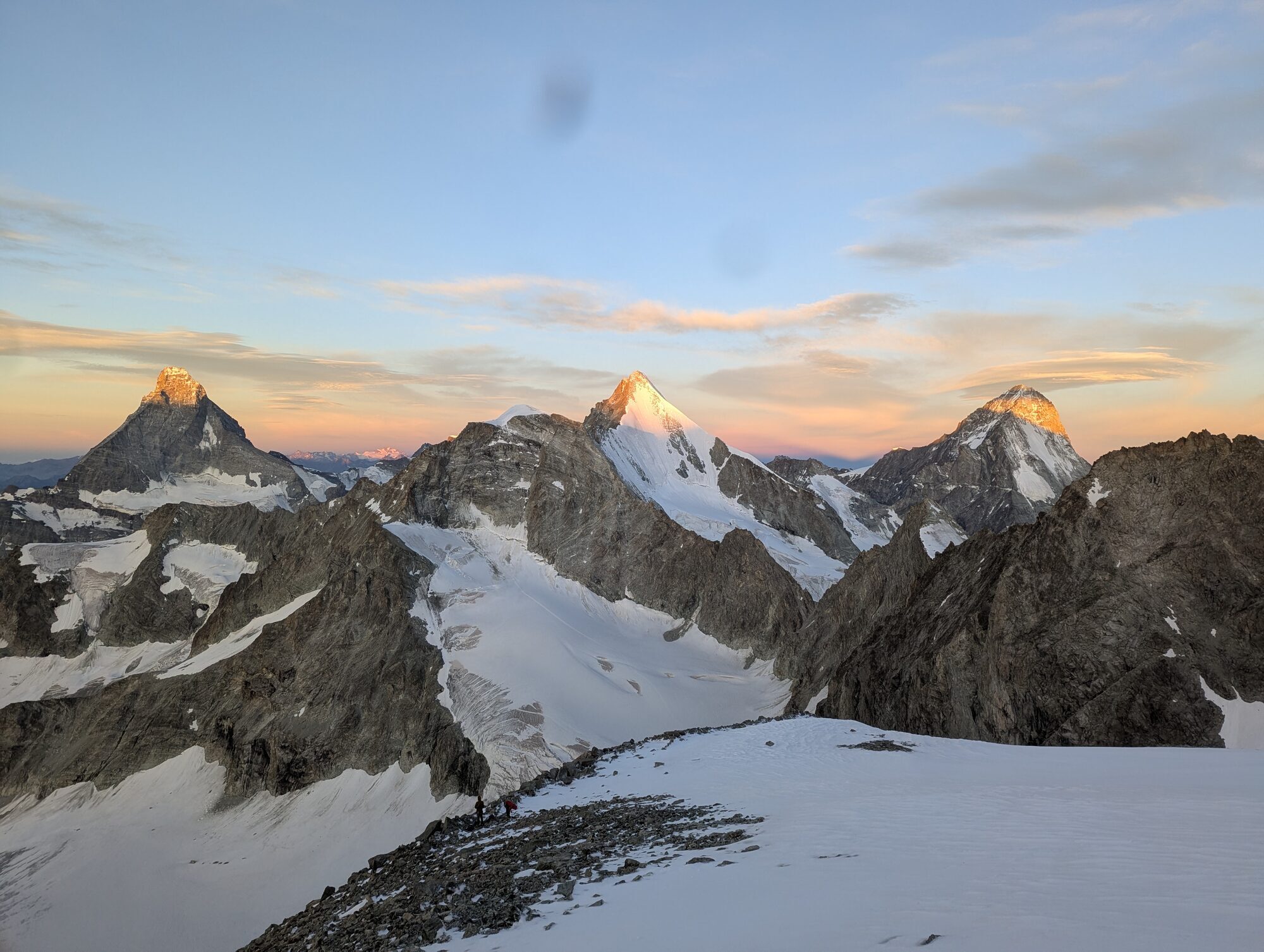 Bergpanorama vom Rothorngrat
